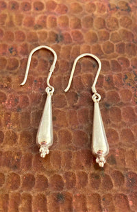 sterling silver earrings, fair trade Nepal