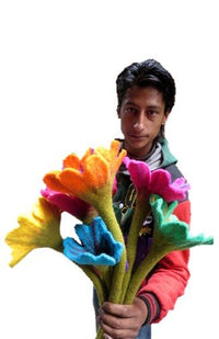 Large Beautiful, Hand Crafted Felt Flower
