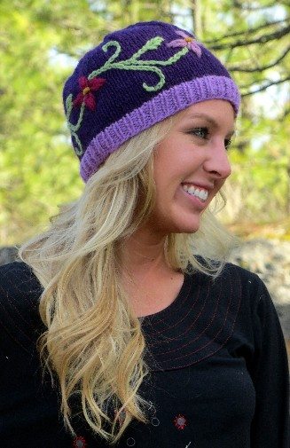 wool knit hat fair trade nepal men's women's