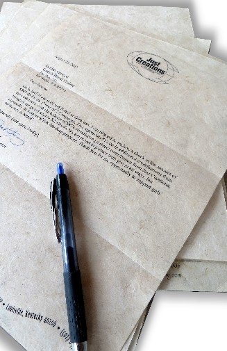 Plain Sheets of Lokta Paper, 8.5" x 11"