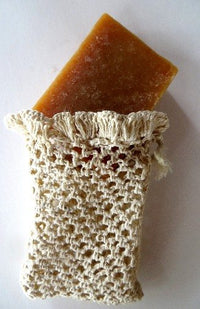 Crocheted Silk Fiber Soap Cozy