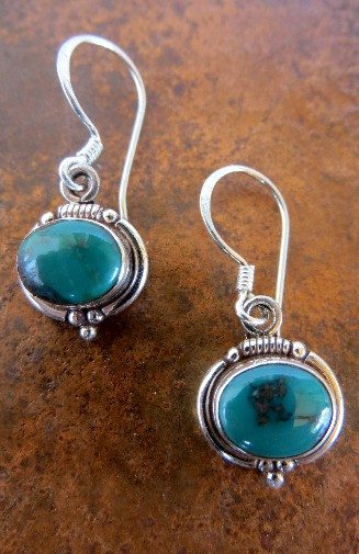 Handcrafted Sterling Silver Gemstone Earrings