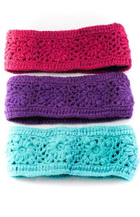 wool knit headband fair trade nepal