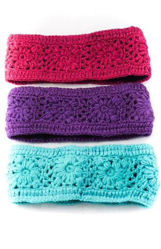 wool knit headband fair trade nepal