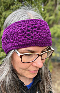 wool knit headband fair trade nepal