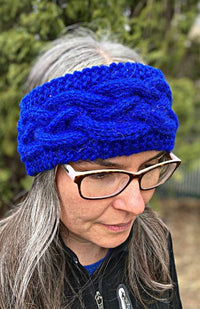 wool knit headband fair trade nepal