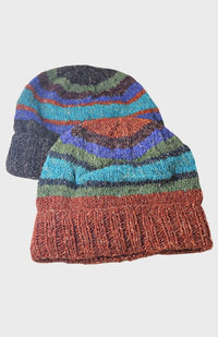 knit hat hemp men's women's fair trade nepal