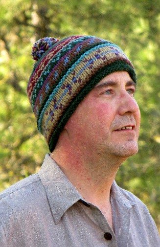 Wool Knit Stocking Hat, Fleece Lined
