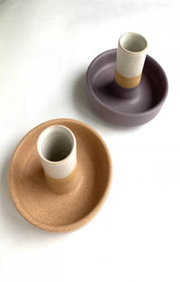 ceramic candle holder fair trade nepal