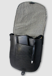 recycled tire rubber purse bag fair trade nepal