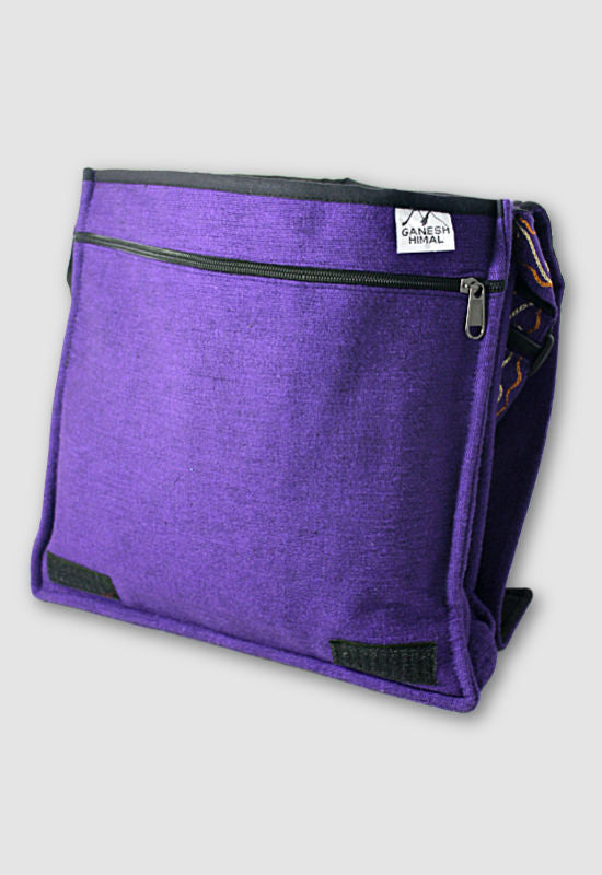 cotton embroidered shoulder bag fair trade nepal