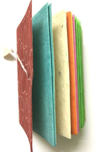 Handcrafted Softcover Lokta Paper Pocket Journal with String