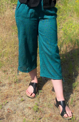 cotton 3/4 length pants, fair trade Nepal