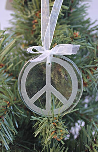etched glass ornament fair trade nepal