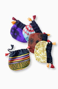 Cotton Drawstring Pouch, Medium