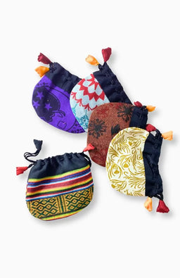 Cotton Drawstring Pouch, Medium