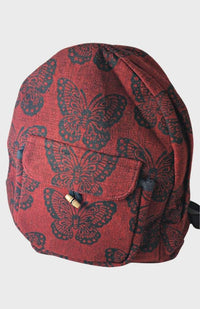 blockprint backpack fair trade nepal