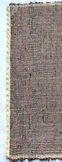 recycled silk table runner fair trade nepal