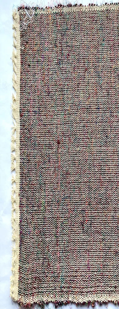 recycled silk table runner fair trade nepal