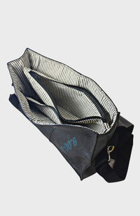 recycled tire rubber bag fair trade nepal