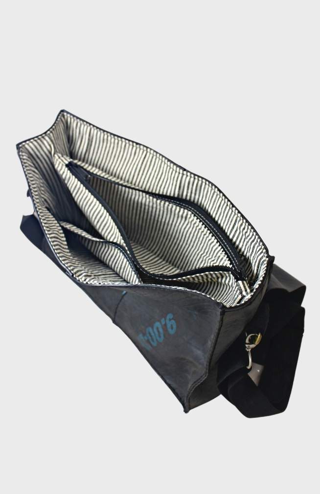 recycled tire rubber bag fair trade nepal