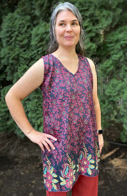 recycled sari dress, fair trade Nepal
