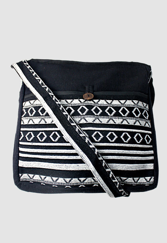 cotton gyari shoulder bag fair trade nepal