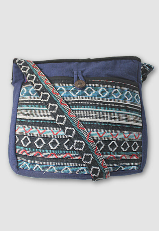cotton gyari shoulder bag fair trade nepal