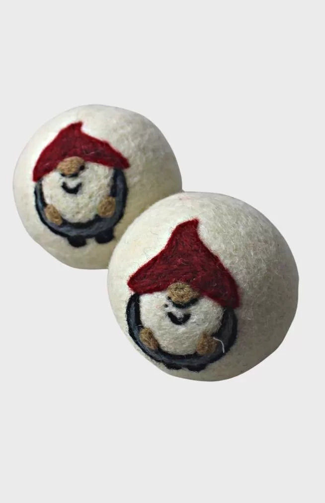 needle felt wool dryer balls fair trade nepal