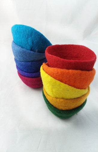 felt bowl fair trade nepal