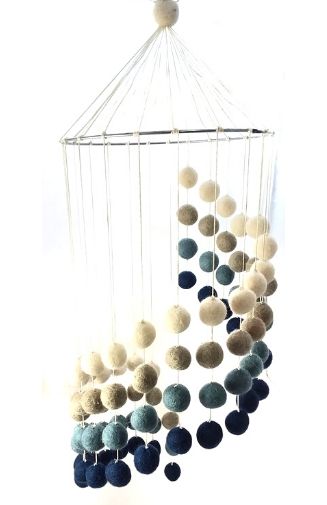felt ball mobile fair trade nepal