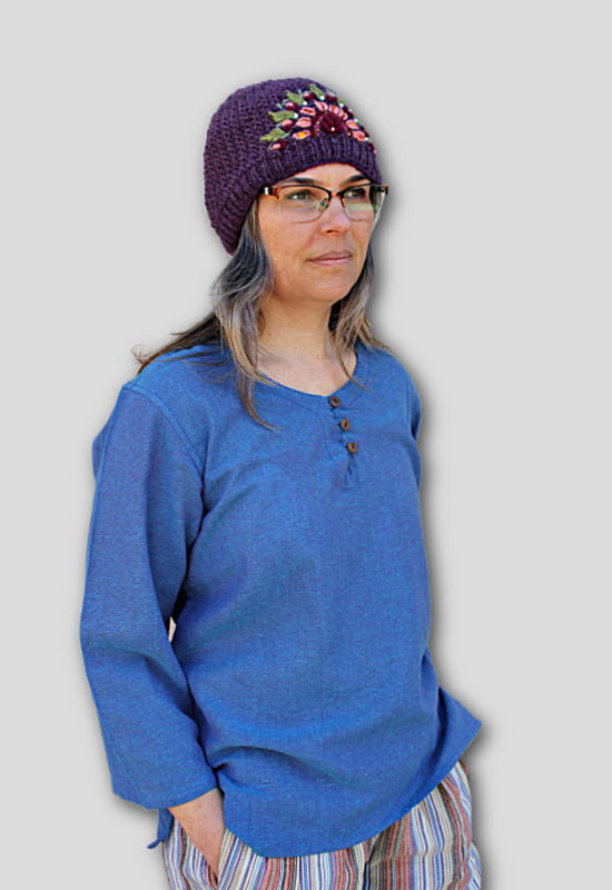 cotton shirt women's fair trade nepal