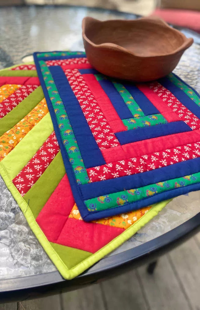 cotton table mat, fair trade Nepal