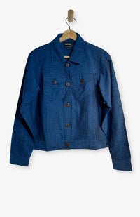 Light Cotton Jacket with Pockets, handmade by artisans in Nepal.