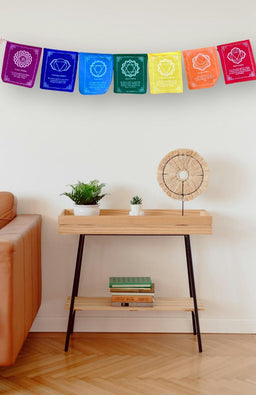 chakra prayer flags fair trade Nepal