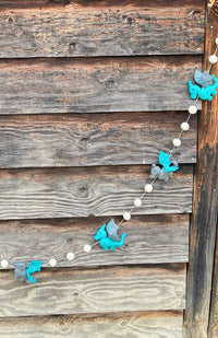 felt dragon garland fair trade Nepal