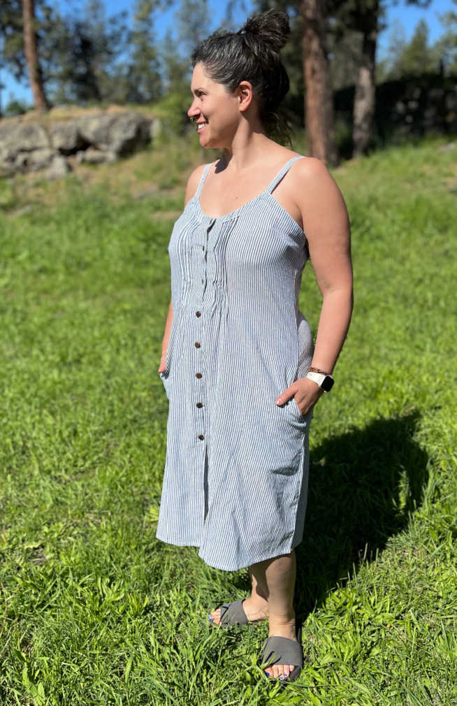 Cotton dress, fair trade Nepal