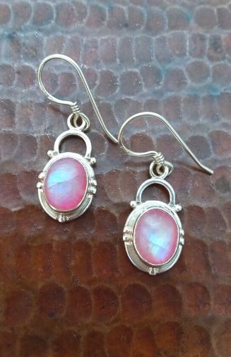 Handcrafted Sterling Silver Gemstone Earrings