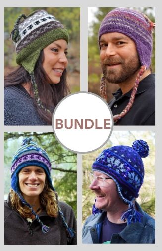 Bundle Knit Earflap $14-$16