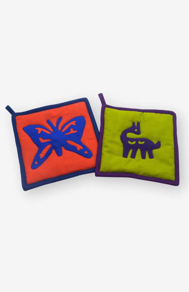 aplique pot holder fair trade nepal