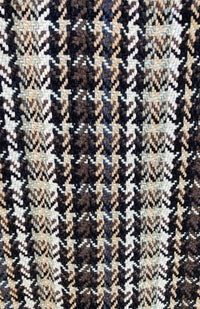 hand woven banana silk scarf, browns, black, natural colors, fair trade Nepal