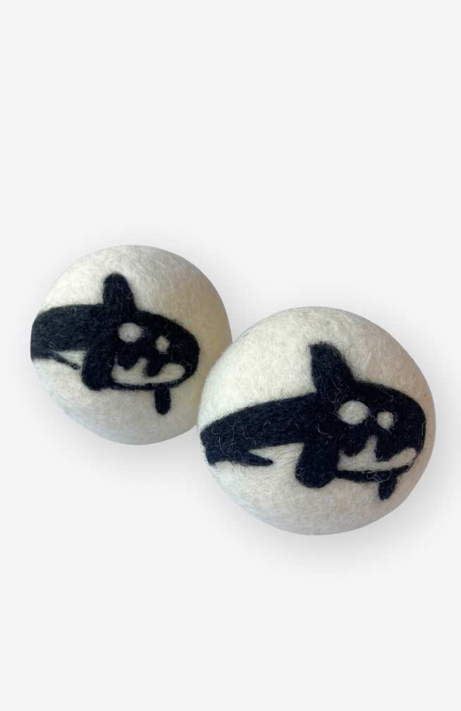 needle felt dryer balls orcas fair trade Nepal