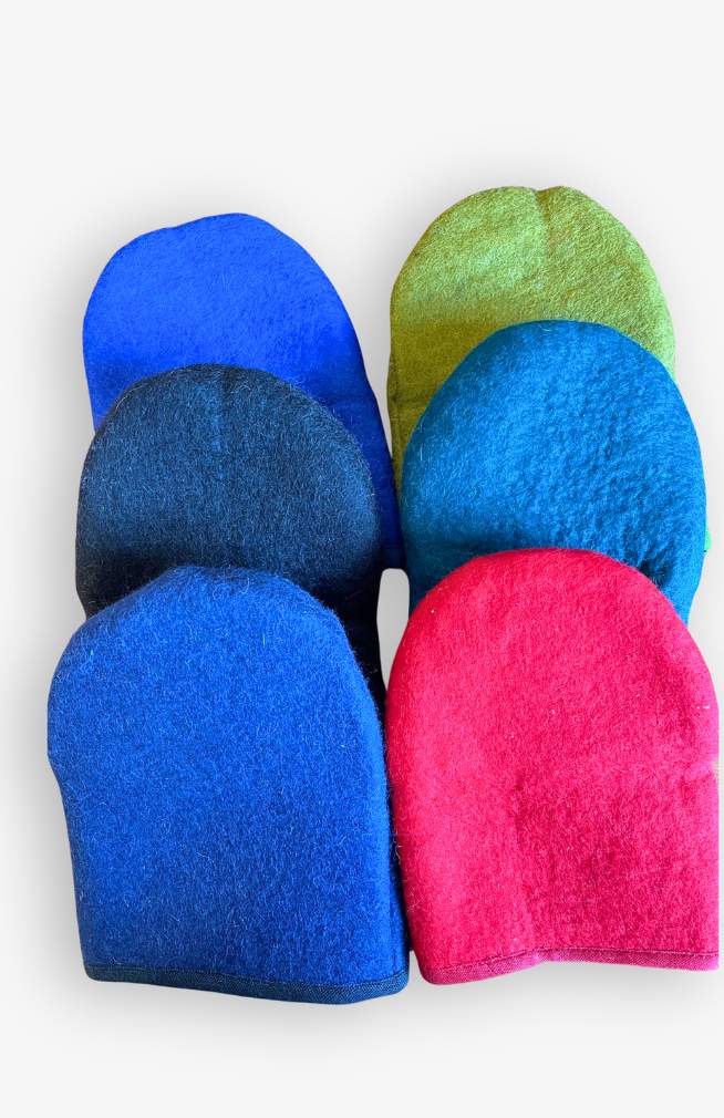 felt oven mitt fair trade Nepal