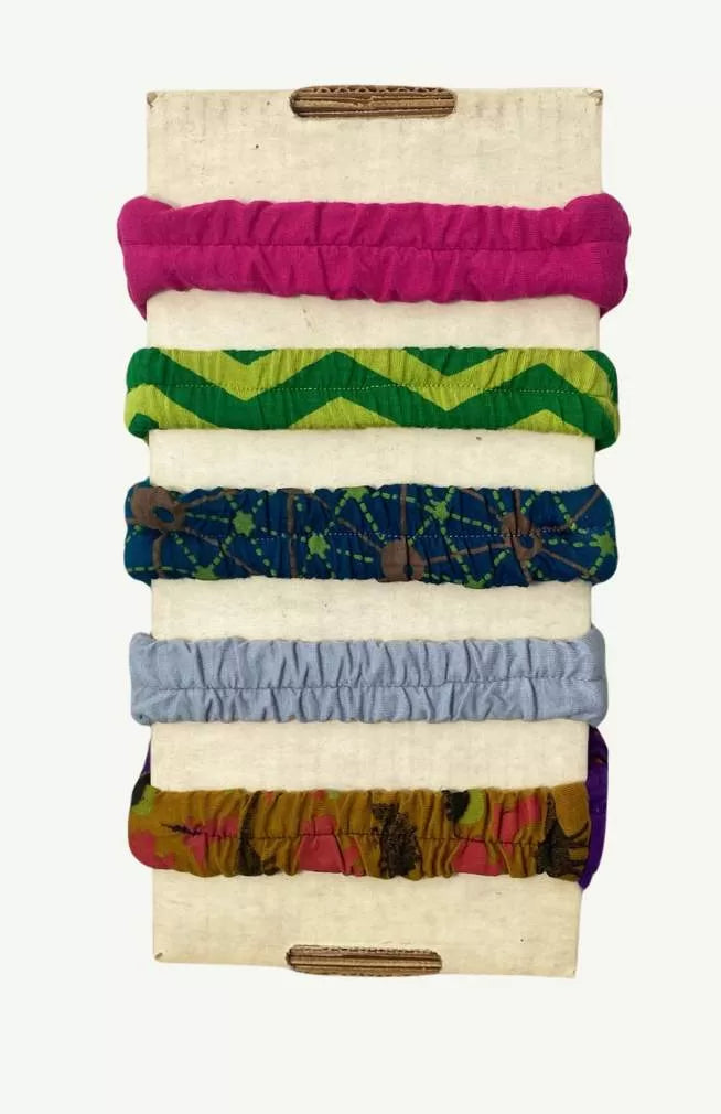 cotton cuthout headband fair trade Nepal
