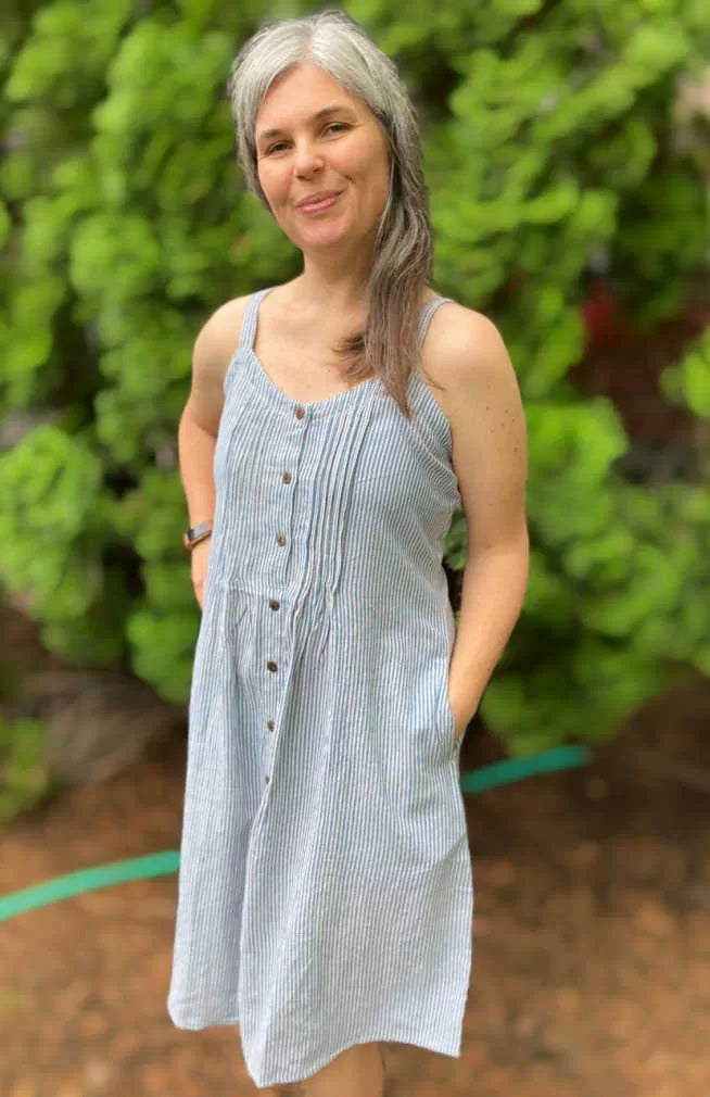 cotton sundress, fair trade Nepal