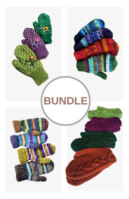 fair trade wool mittens