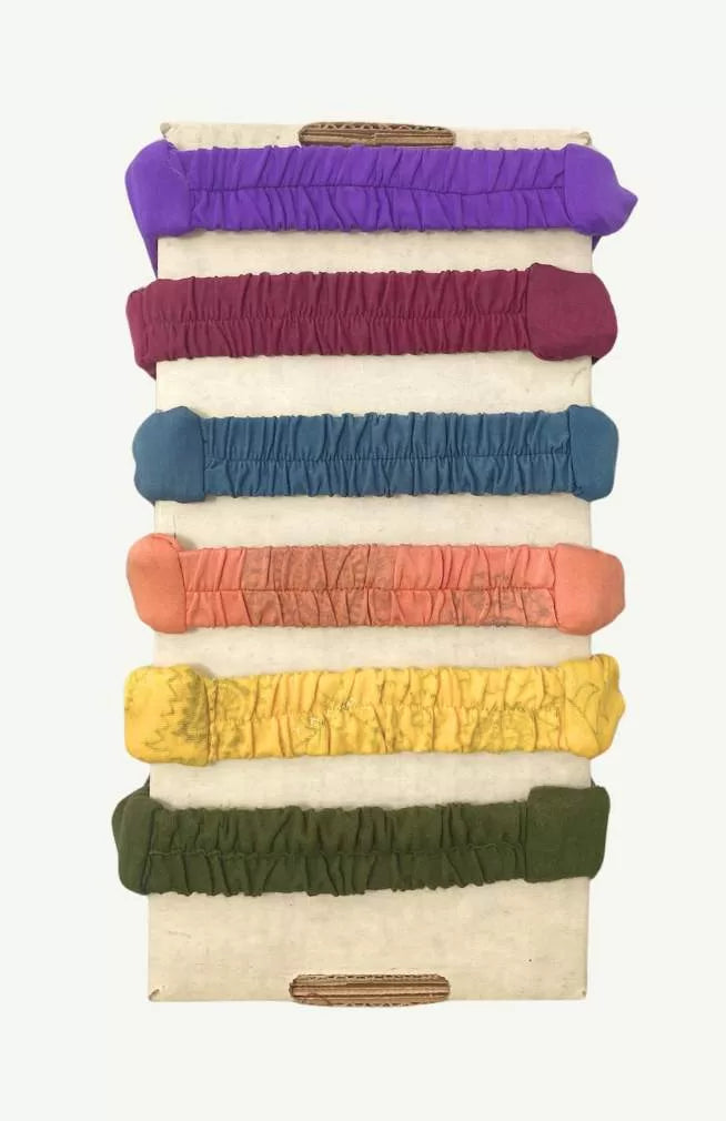 cotton screen print headband fair trade Nepal