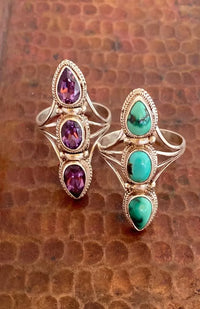 sterling silver rings, fair trade Nepal