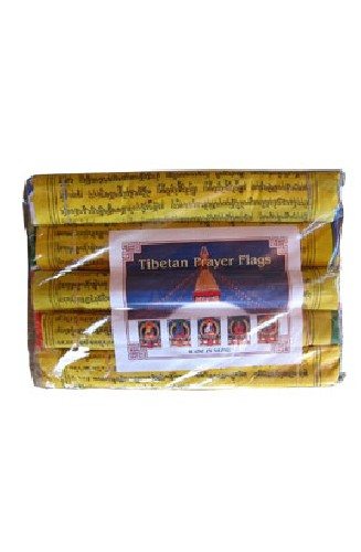 Large Tibetan prayer flags set of 5