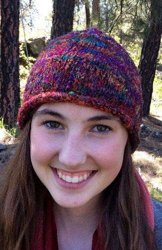 recycled silk hat skull fair trade nepal